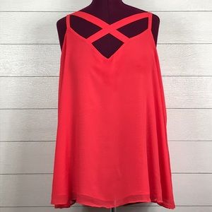 torrid bright peach cami/tank